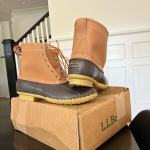 L.L. Bean Boots - GORE-TEX Two-Tone Brown and Tan Men's Duck Boots